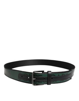 Grüner schwarzer Polyester-Gürtel mit DG-Logo-Schnalle