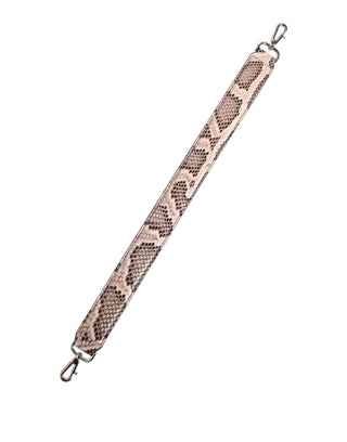 Beiger Schultergurt aus exotischem Leder für Handtaschen
