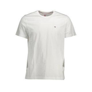 Camiseta blanca de algodón para hombre