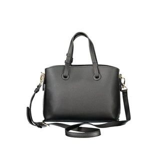 Bolso de mujer de poliuretano negro