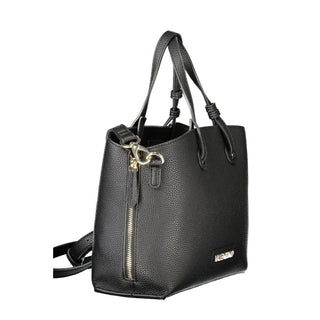 Bolso de mujer de poliuretano negro