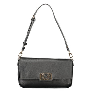 Nero Poliuretano Damenhandtasche