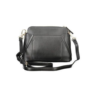 Bolso de mujer de poliuretano negro
