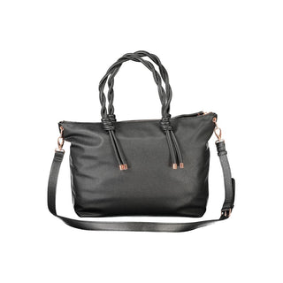 Schwarze Polyethylen-Handtasche