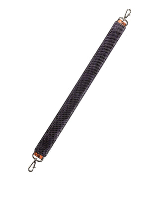 Correa para bolso de cuero exótico naranja para hombro