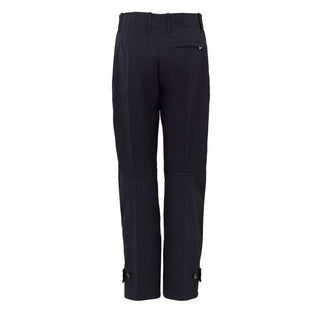 Pantalones casuales de algodón azul marino  
