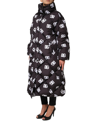 Abrigo largo acolchado DG Mania negro