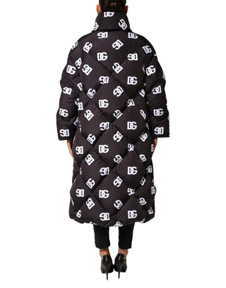 Abrigo largo acolchado DG Mania negro