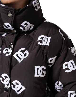 Abrigo largo acolchado DG Mania negro
