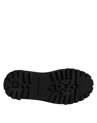 Zapatos de trekking rojos de piel con cordones