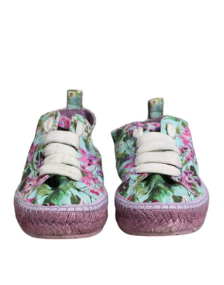 Mehrfarbige Espadrille-Sneaker aus Segeltuch