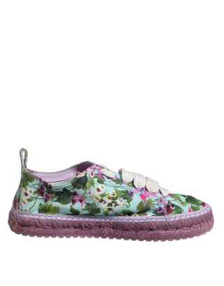 Mehrfarbige Espadrille-Sneaker aus Segeltuch