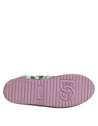 Mehrfarbige Espadrille-Sneaker aus Segeltuch