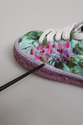 Multicolor Canvas Espadrilles Sneakers Shoes
