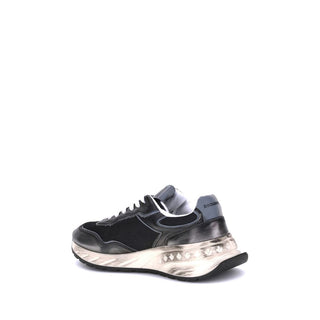 Schwarze Kalbsleder-Sneaker (Bos Taurus)