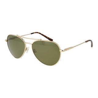 Gafas de sol de metal doradas