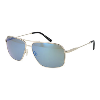 Gafas de sol de metal plateado