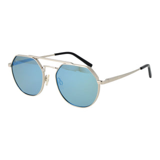 Gafas de sol de metal plateado