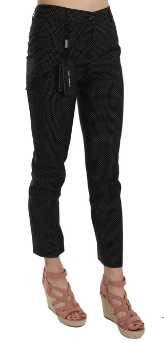 Pantalones Capri Ajustados con Lunares