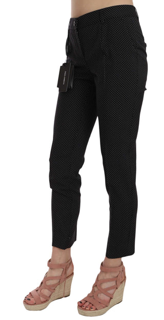 Pantalones Capri Ajustados con Lunares
