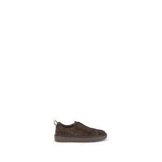 Braune Kalbsleder Bos Taurus Halbschuhe