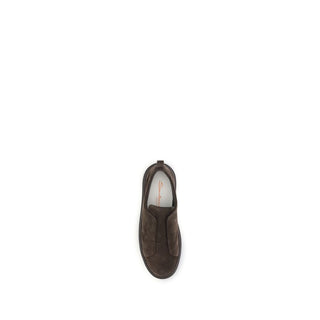 Braune Kalbsleder Bos Taurus Halbschuhe