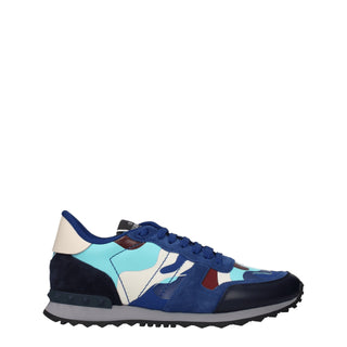 Zapatillas deportivas de cuero azul