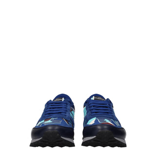 Zapatillas deportivas de cuero azul