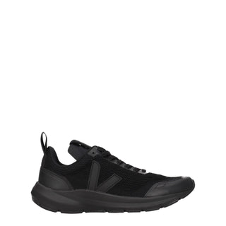 Zapatillas deportivas negras de tela