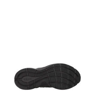 Schwarze sportliche Stoff-Sneaker