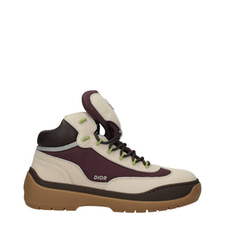 Botines beige de cuero