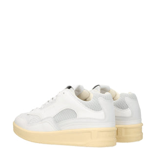 Zapatillas bajas de cuero blancas