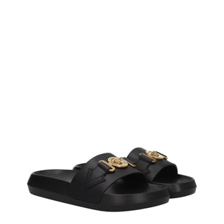 Zapatillas de cuero negras