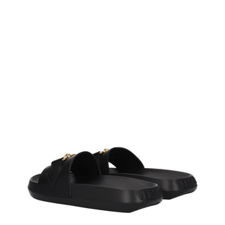 Zapatillas de cuero negras