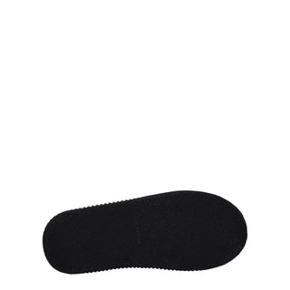 Zapatillas negras de plataforma de tela