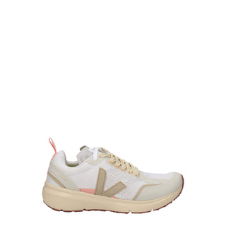 Zapatillas deportivas beige de tela
