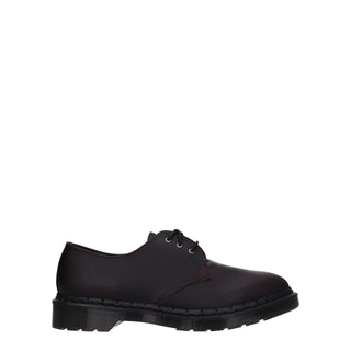 Zapatos Oxford y Derby morados de cuero