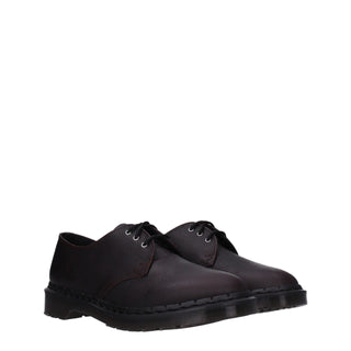 Zapatos Oxford y Derby morados de cuero