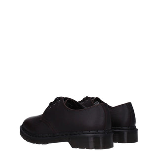 Zapatos Oxford y Derby morados de cuero