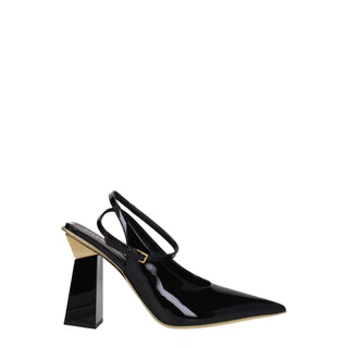 Sandalias negras de cuero