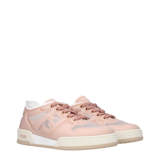 Zapatillas rosas de fibras