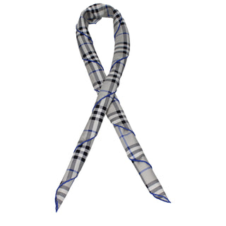 Grauer Seidenfoulard