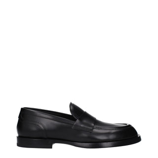 Mocasines sin cordones de cuero negro