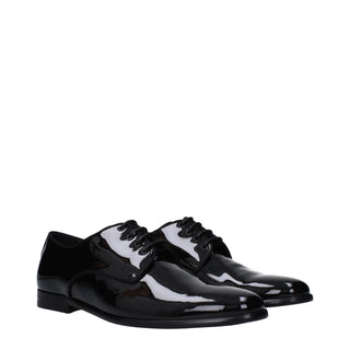 Zapatos Oxford y Derby negros de cuero