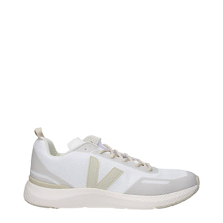 Zapatillas deportivas blancas de tela
