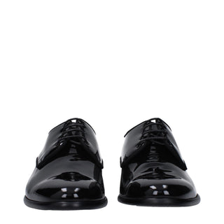 Zapatos Oxford y Derby negros de cuero