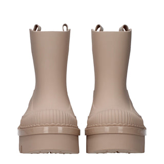 Pinke Baumwoll-Stiefeletten