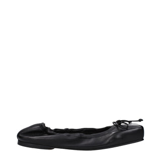Bailarinas negras de cuero