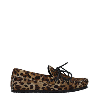 Braune Pferdehaar-Slipper