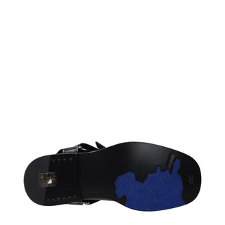 Botas de cuero negro